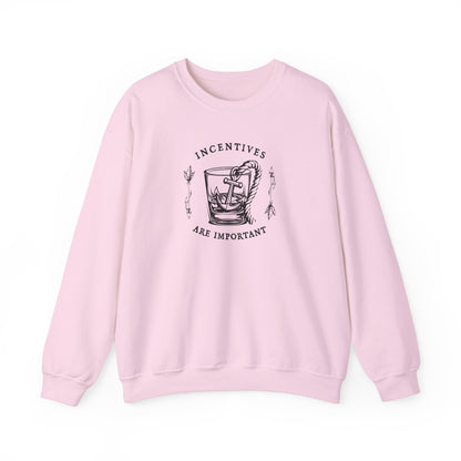 Ron Rico | Incentives Are Important | Women's Heavy Blend™ Crewneck Sweatshirt