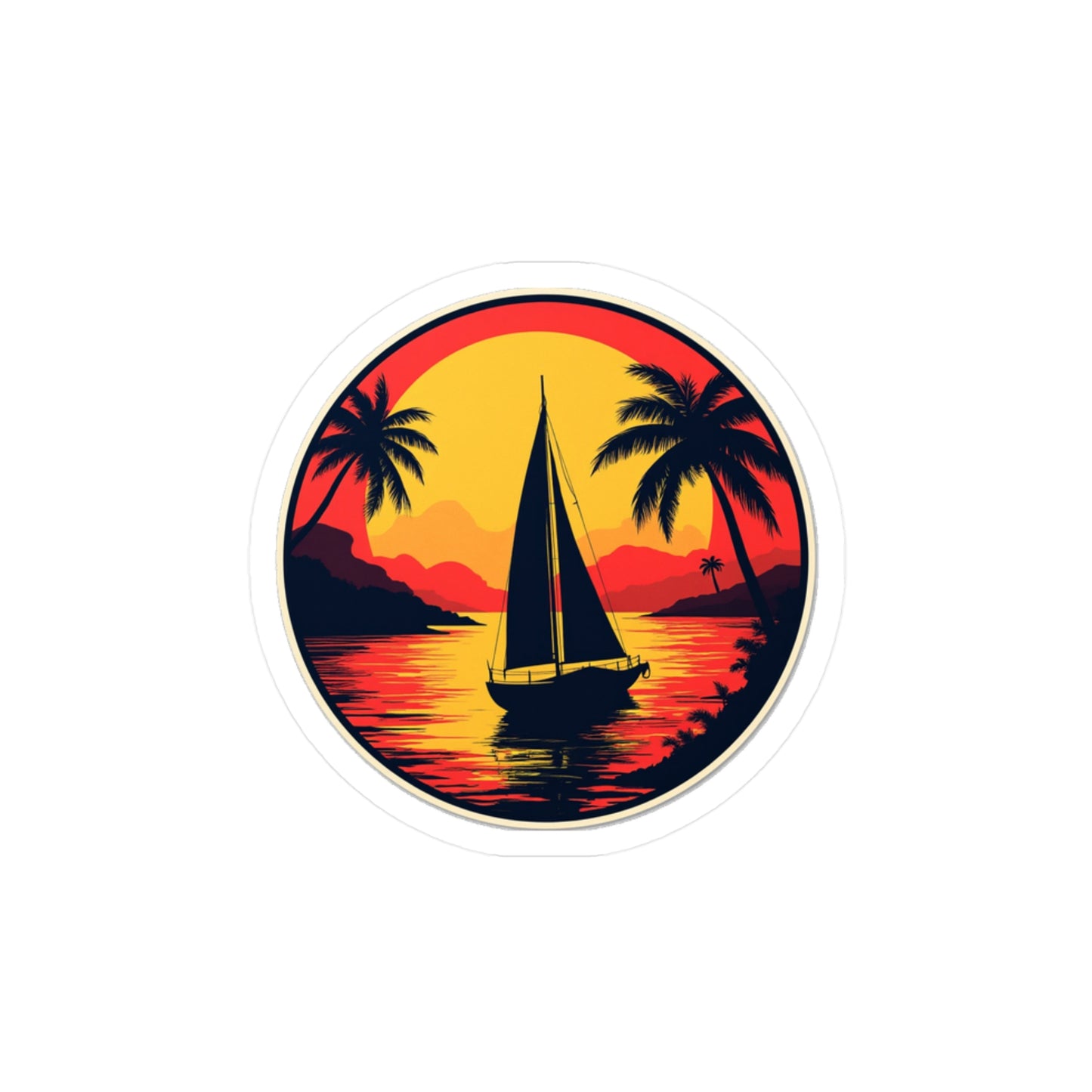 Sunset | 1 | Vinyl Sticker Decal