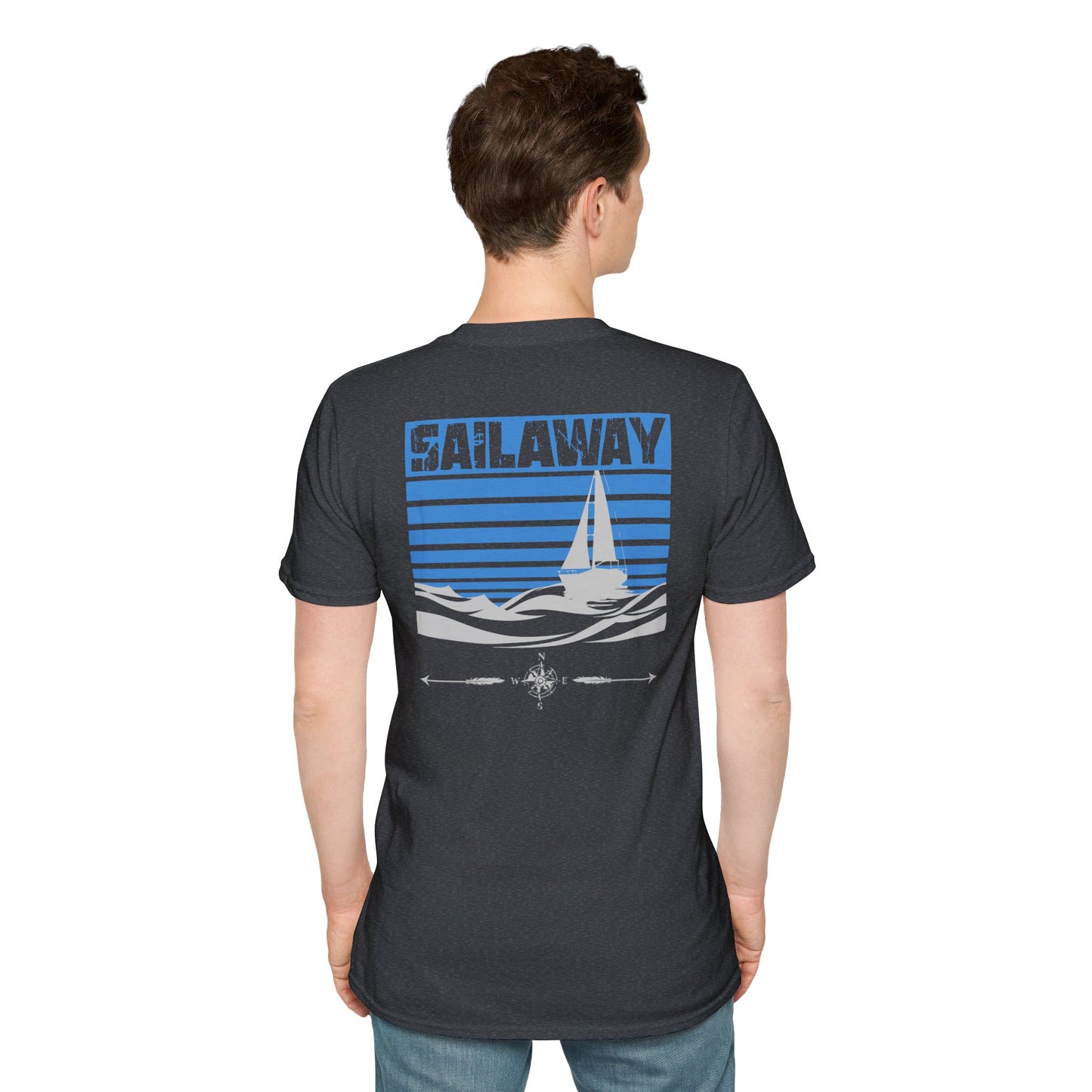 Fade Down Sailing | Men's T-Shirt