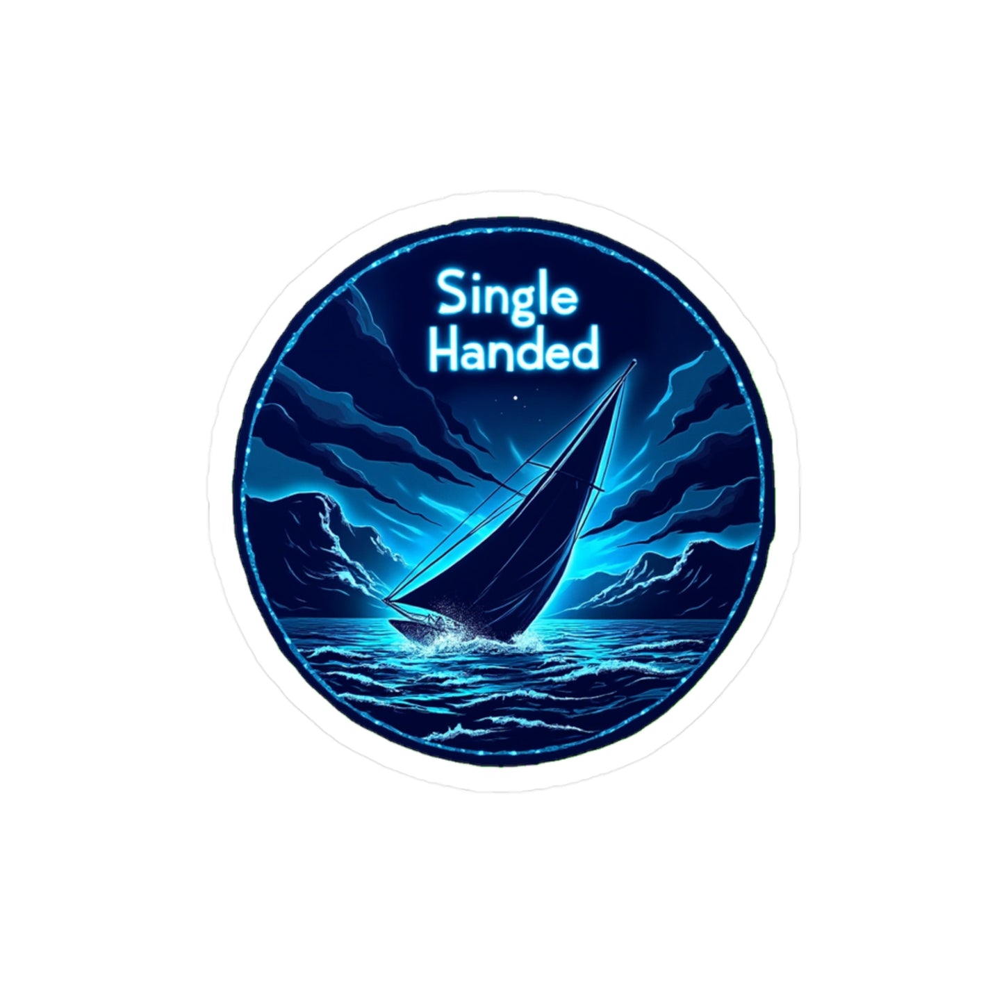 Single Handed | 4 | Vinyl Sticker Decal