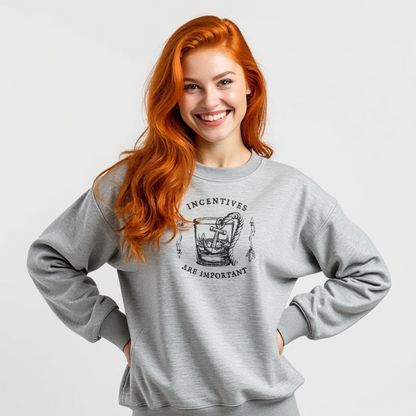 Ron Rico | Incentives Are Important | Women's Heavy Blend™ Crewneck Sweatshirt